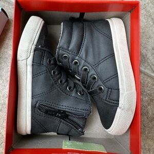 Toddler Black High-Top Sneakers (Rylan Sneakers)
